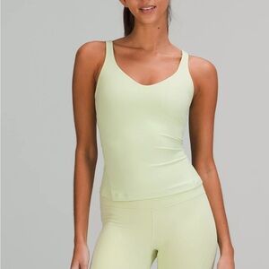 lululemon athletica align light green tank